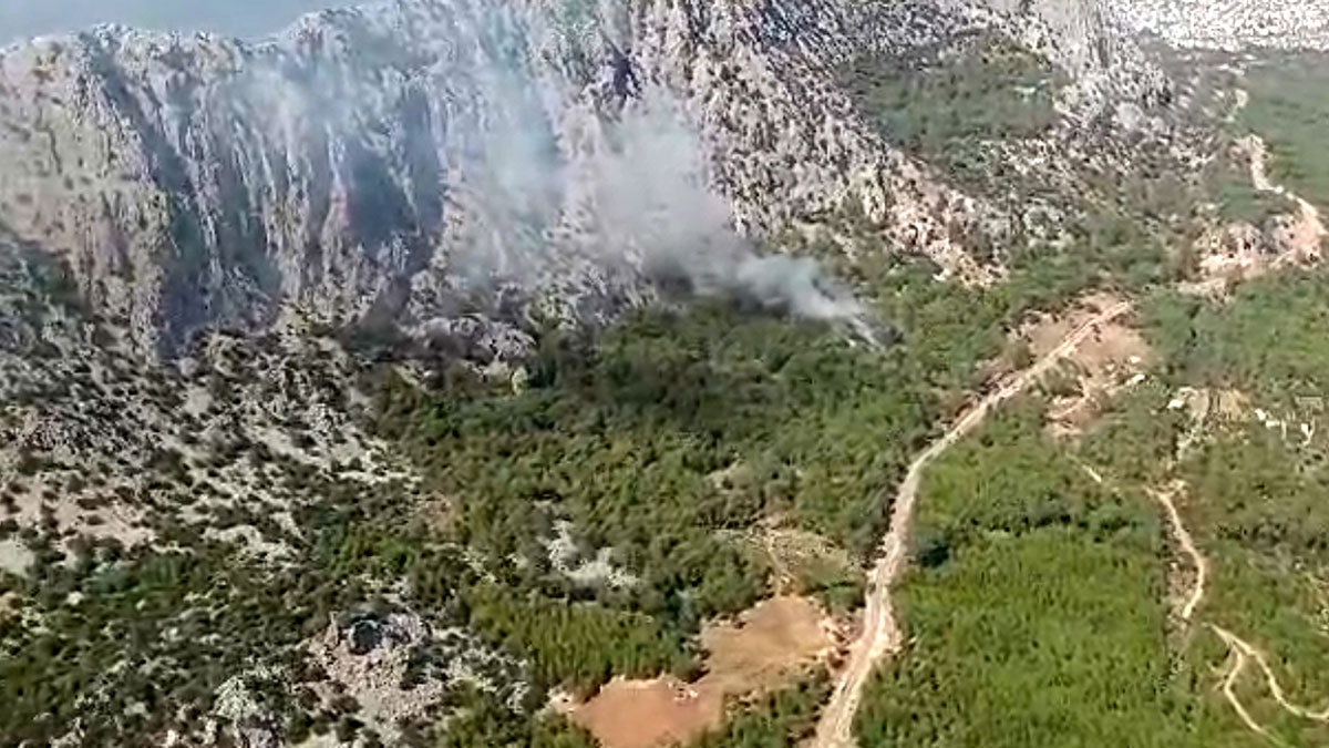 Antalya'da orman yangını: Uçaklar havalandı