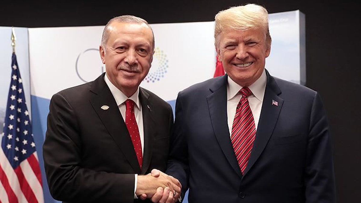 Erdoğan, Trump ile görüştü