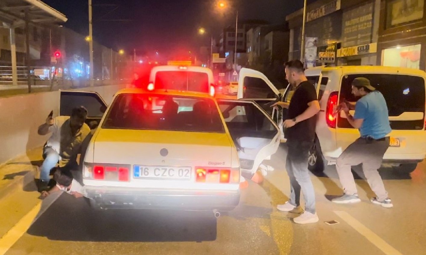 Polisin 'dur' ihtarına uymayıp, 10 kilometre kaçtı