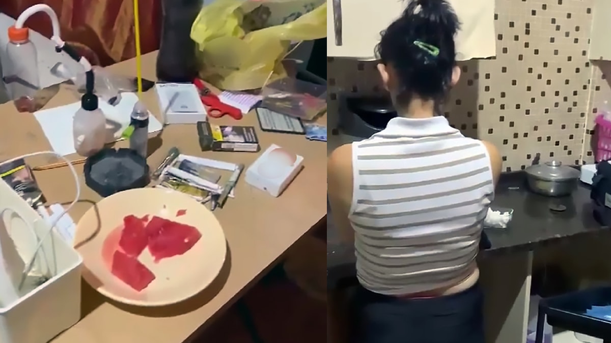 Uyuşturucu partisinde yakalandılar