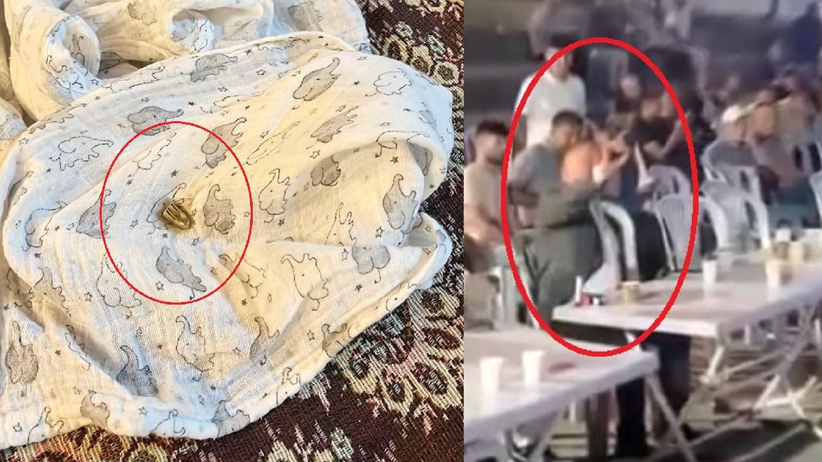 Uyuyan bebeğin yanına yorgun mermi düştü, gözler muhtara çevrildi