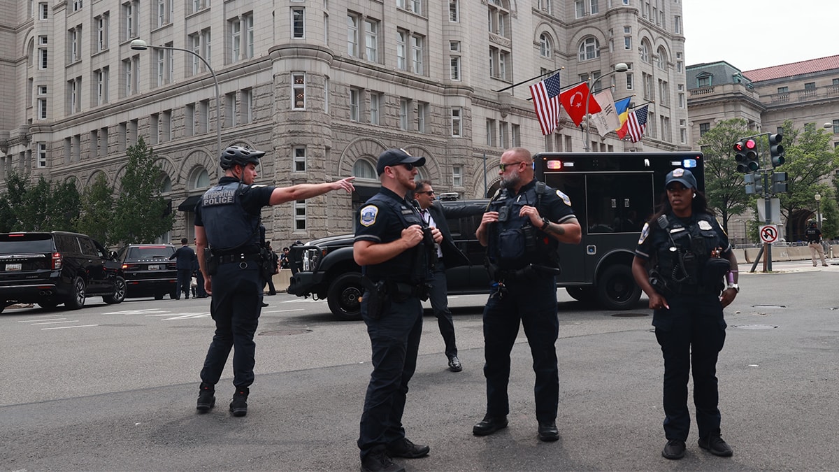 Washington'da Erdoğan alarmı: Caddeler kapatıldı