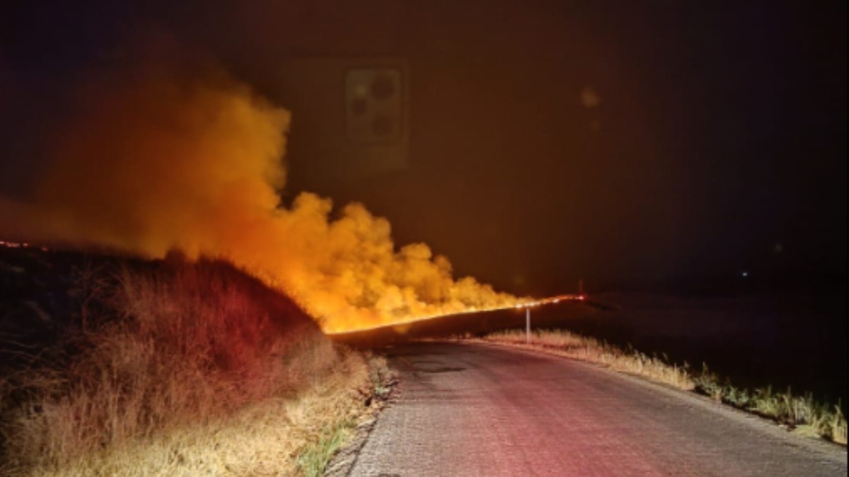 Diyarbakır'da korkutan anız yangını