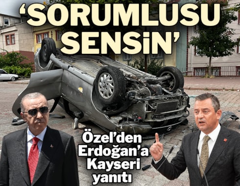 Özel'den Erdoğan'a Kayseri yanıtı: Sorumlusu sensin