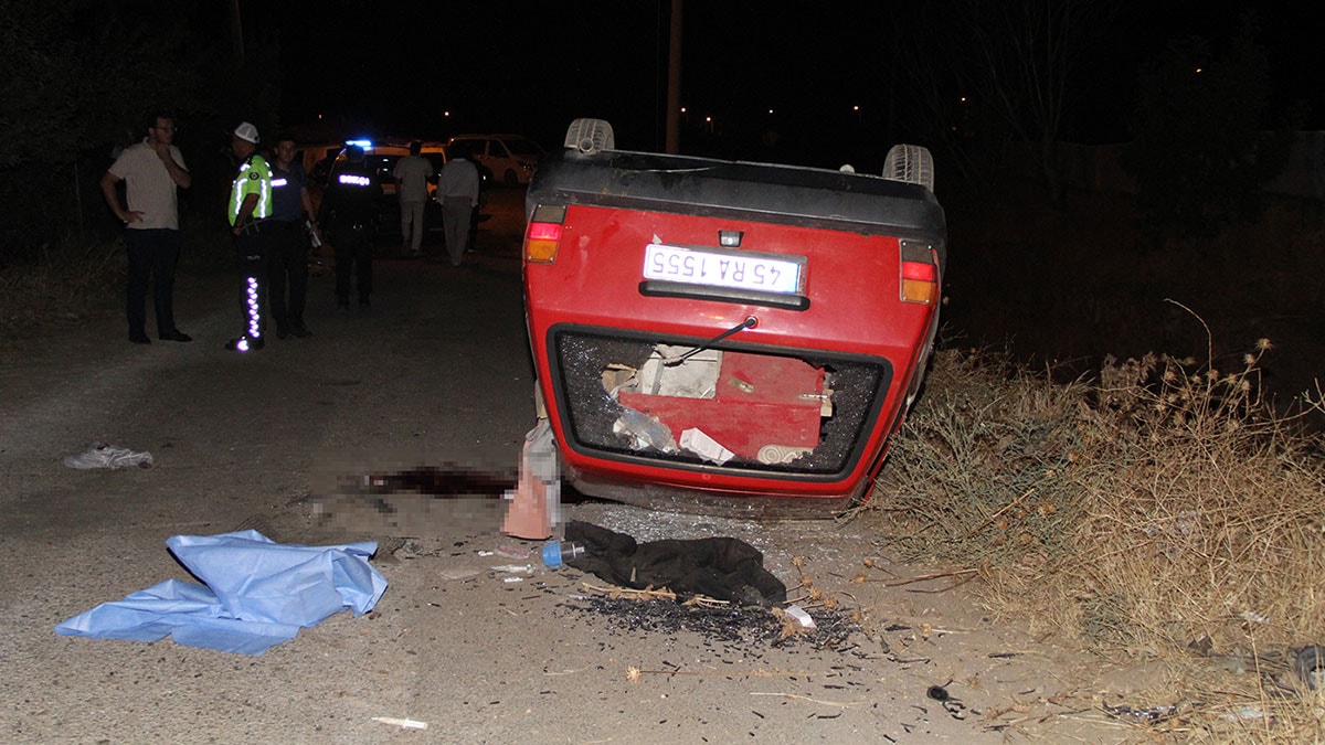 Alkollü sürücünün arkadaşı can verdi