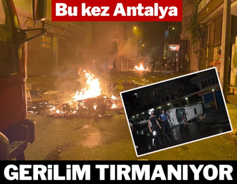Antalya Serik'te 'Suriyeli' gerginliği