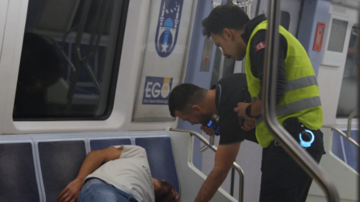 Ankara'da trende yangın ve yolcu kurtarma tatbikatı