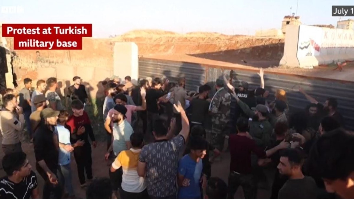 BBC görüntüleri yayınladı: Afrin'de Türk askerlerine böyle saldırdılar