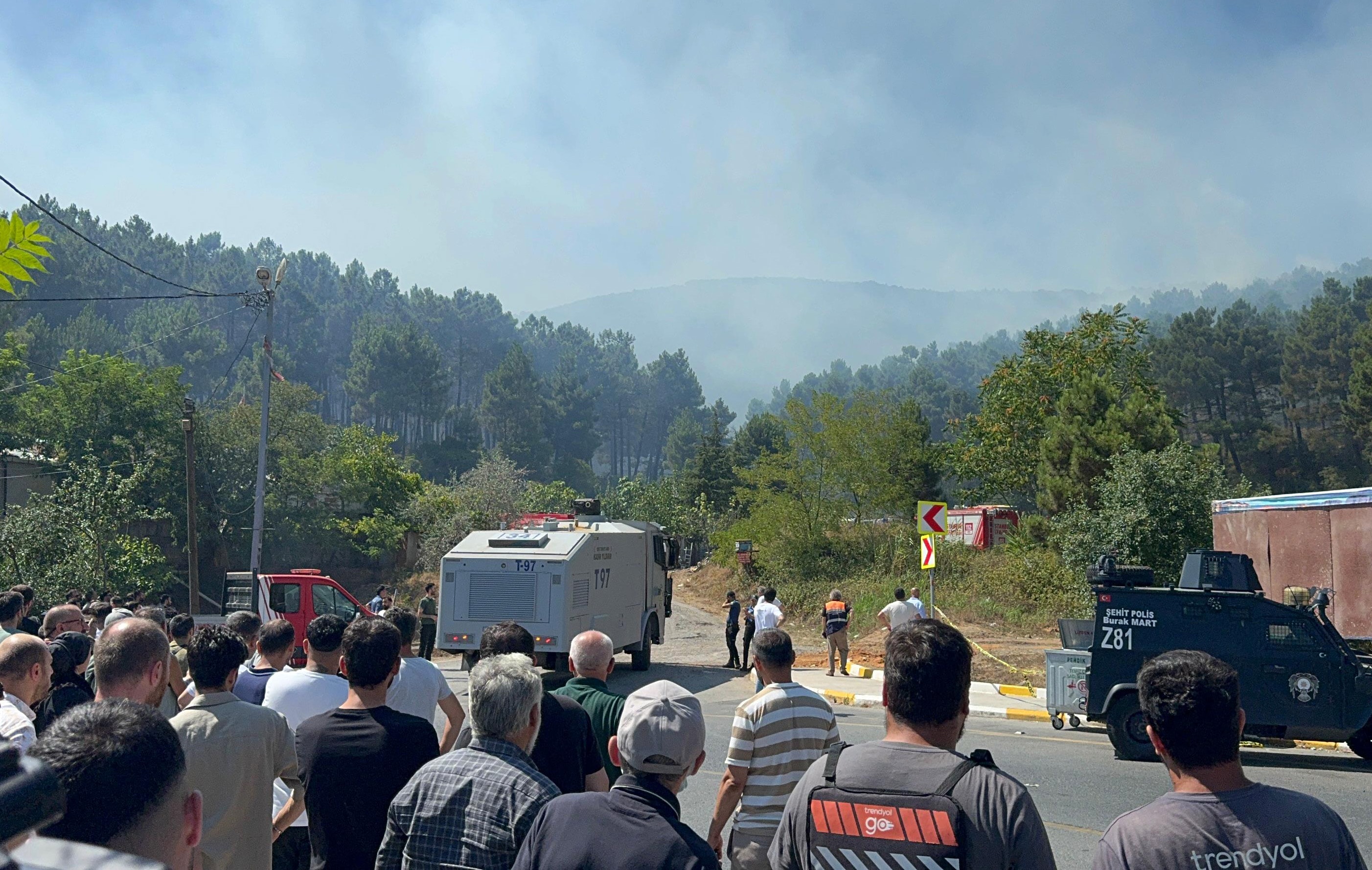 İstanbul'da orman yangını! 3 saate kontrol altına alındı