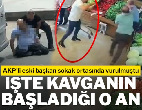 Sokak ortasında vurulan AKP'li başkan önce markette darp edilmiş