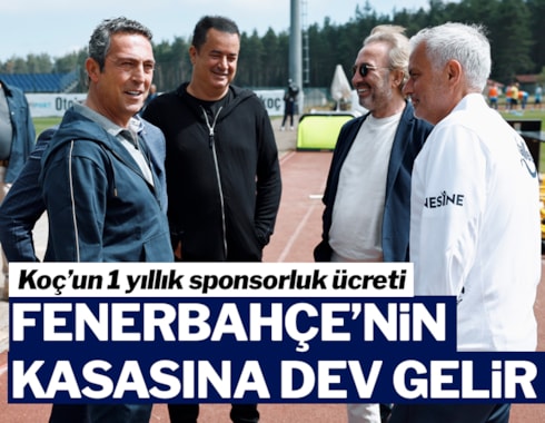 Koç'tan Fenerbahçe'ye dev sponsorluk geliri