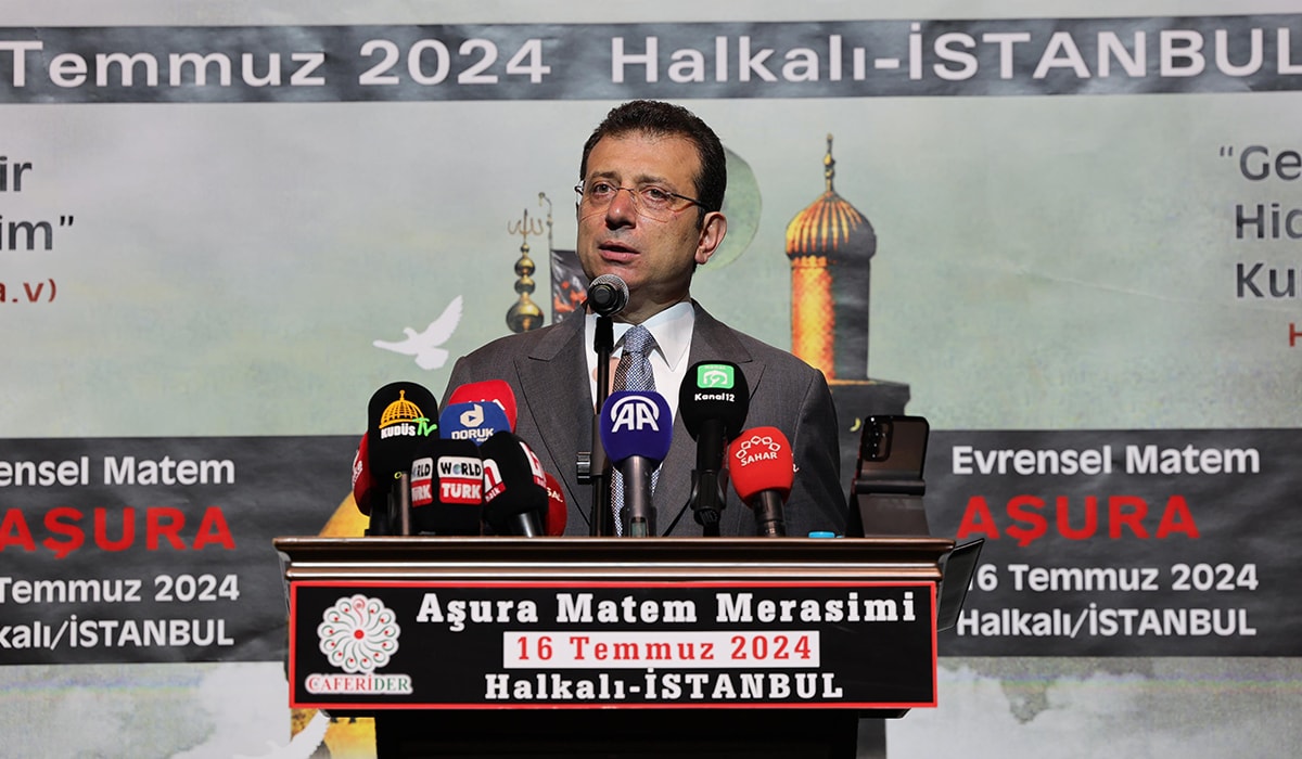 İmamoğlu Aşura töreninde konuştu: Yeterince bedel ödedik