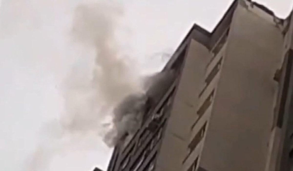 23 katlı binada yangın paniği