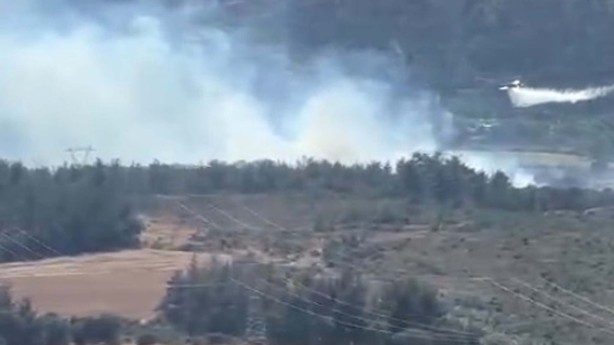 Çanakkale Çan'da orman yangını