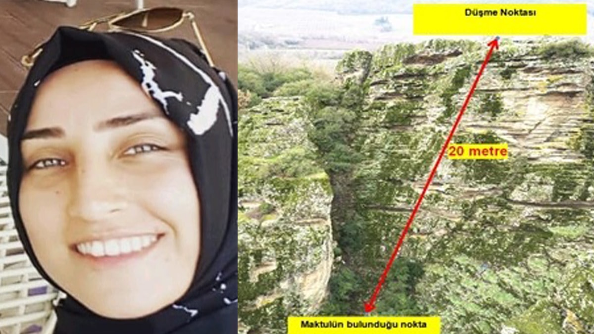 'Eşini kayalıklardan iterek öldürdü' iddiasına müebbet istemi