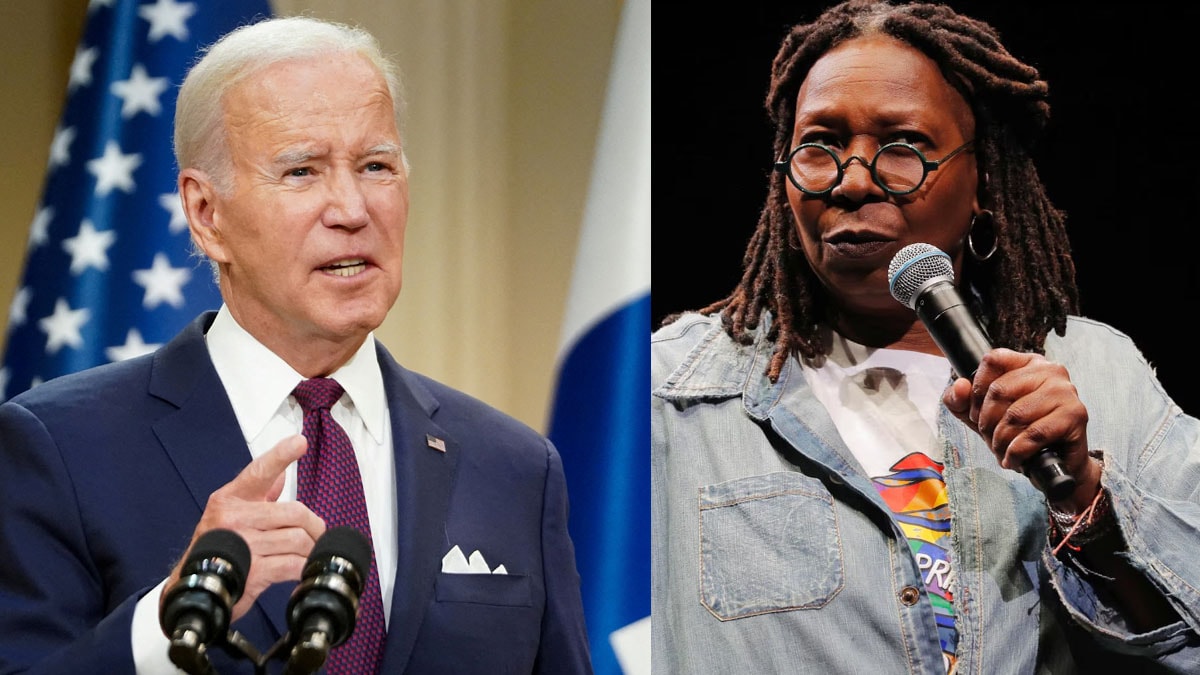 Ünlü oyuncu Whoopi Goldberg'den Joe Biden'a destek