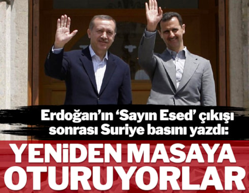 Erdoğan'ın 'Sayın Esed' çıkışı sonrası Suriye'den çarpıcı iddia: Görüşmeler başlıyor