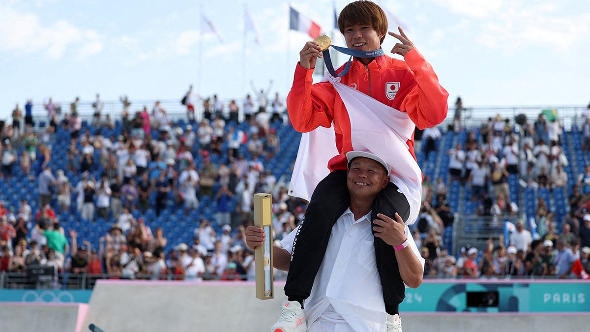 Paris 2024 Olimpiyatları: Kaykayda altın madalya Yuto Horigome'nin