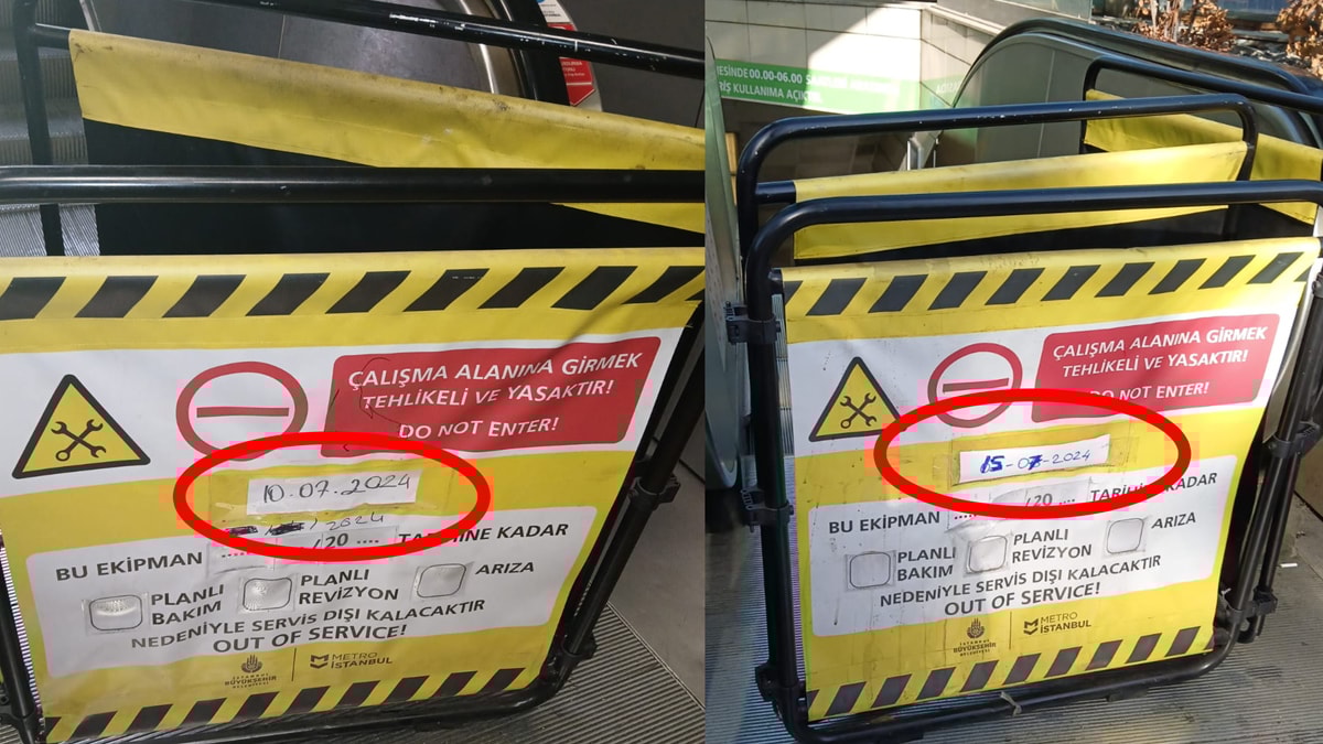 Metrobüsten sonra metro çilesi...