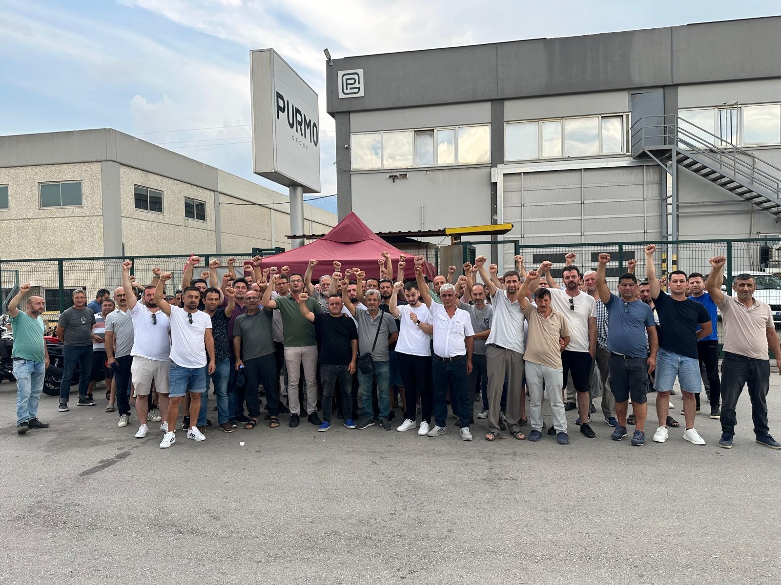 66 gündür süren grev Purmo işçilerinin kazanımıyla sonuçlandı