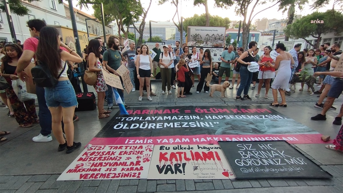 Hayvan hakları savunucularından "ötanazi" protestosu