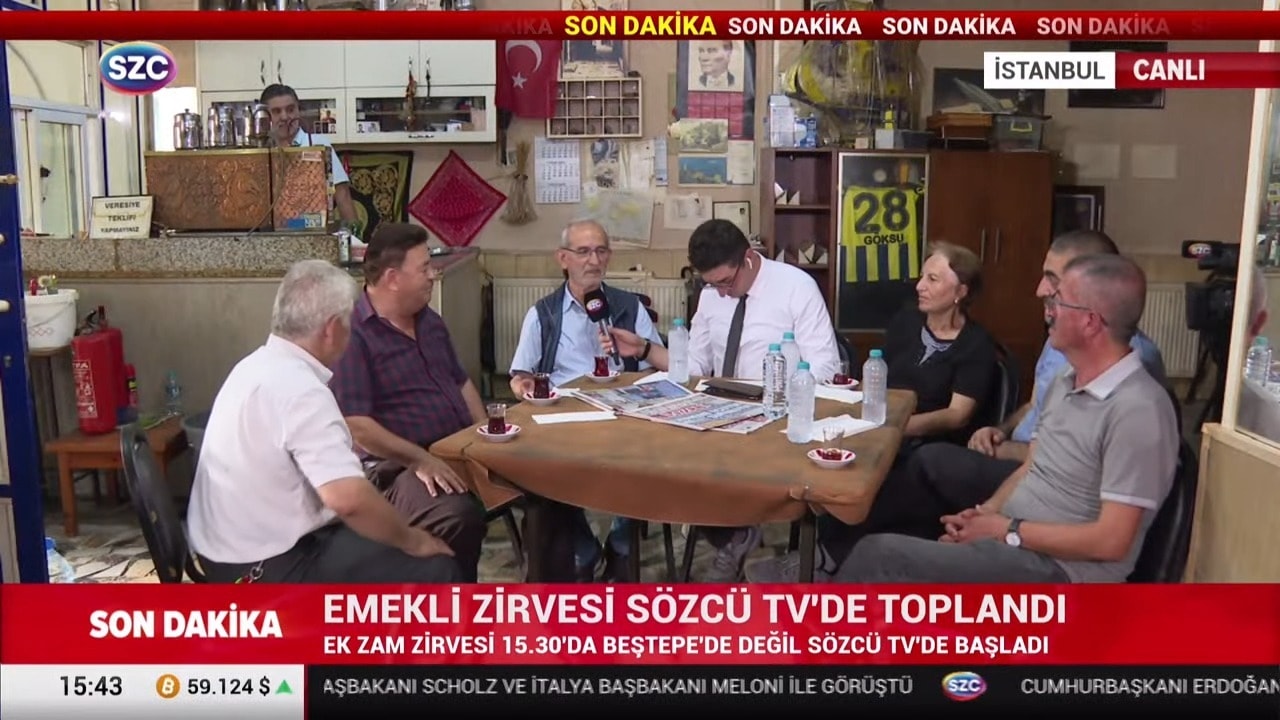 Asıl emekli zirvesi Külliye'de değil SÖZCÜ TV'de