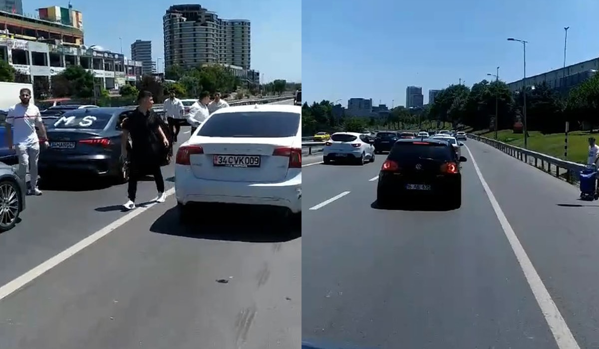 Düğün konvoyu zincirleme kazaya neden oldu