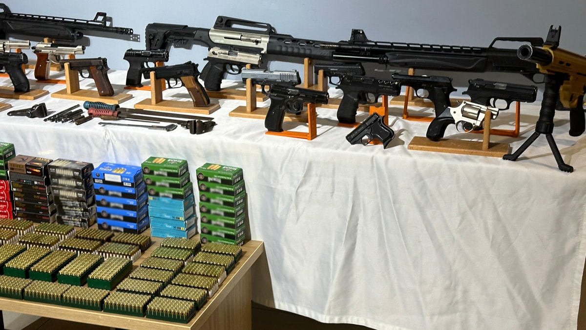 Bursa'da ruhsatsız silah ve tefeci operasyonu: 34 gözaltı