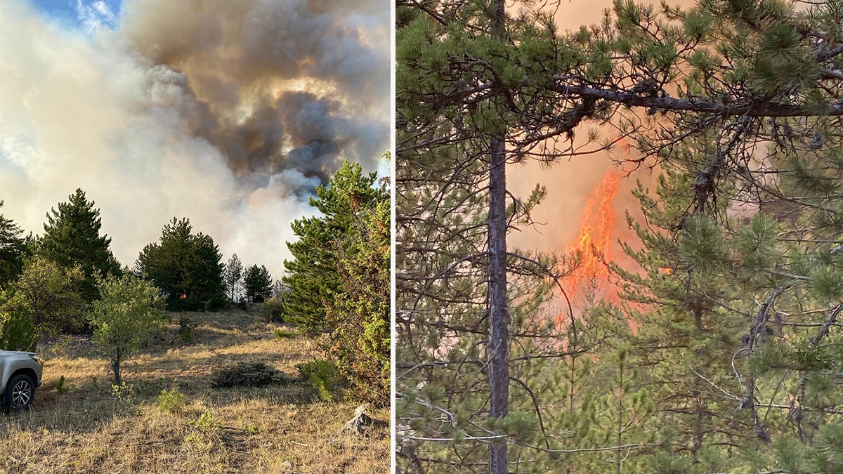 Çankırı’da orman yangını: 4 mahalle tahliye edildi