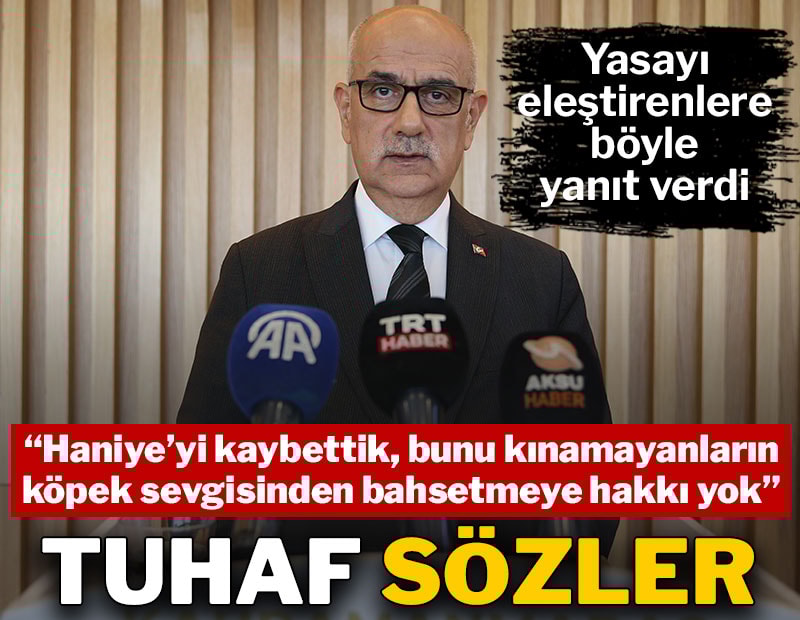 Kirişci'den tuhaf sözler: Haniye'yi kaybettik, bunu kınamayan köpek sevgisinden bahsetmesin