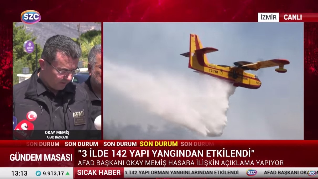 AFAD başkanı yangınların bilançosunu açıkladı