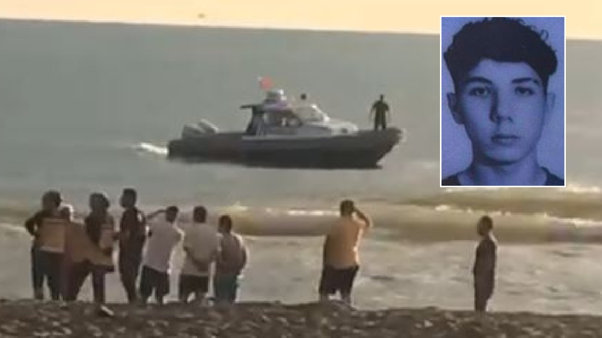 Arkadaşlarıyla kamp yapan Mete, denizde boğuldu