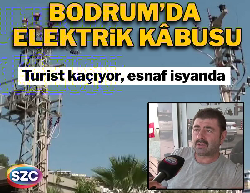 Bodrum'da elektrik kâbusu