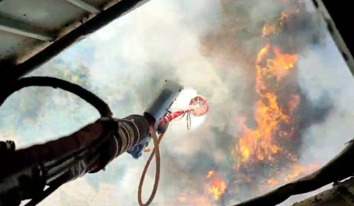 Adana'da iki noktada orman yangını