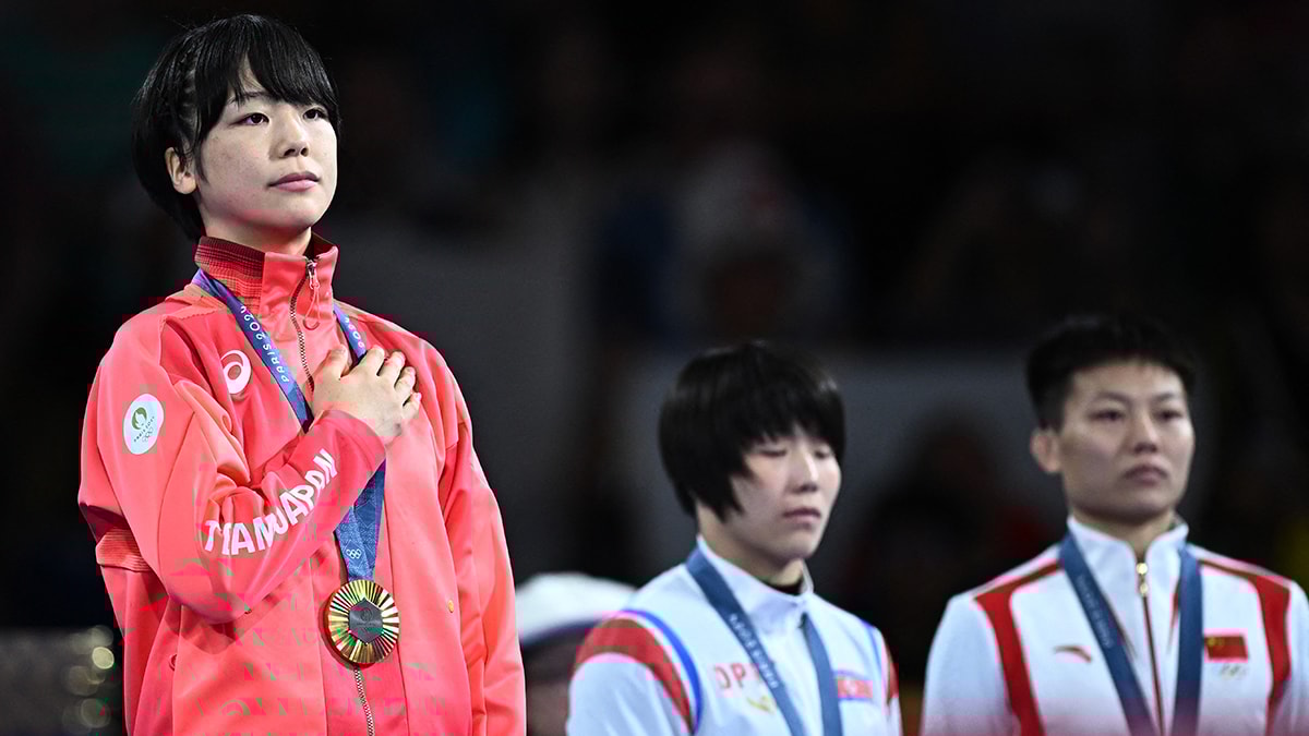 Paris 2024'te kadınlar 53 kilo güreşte altın madalya Japonya'nın