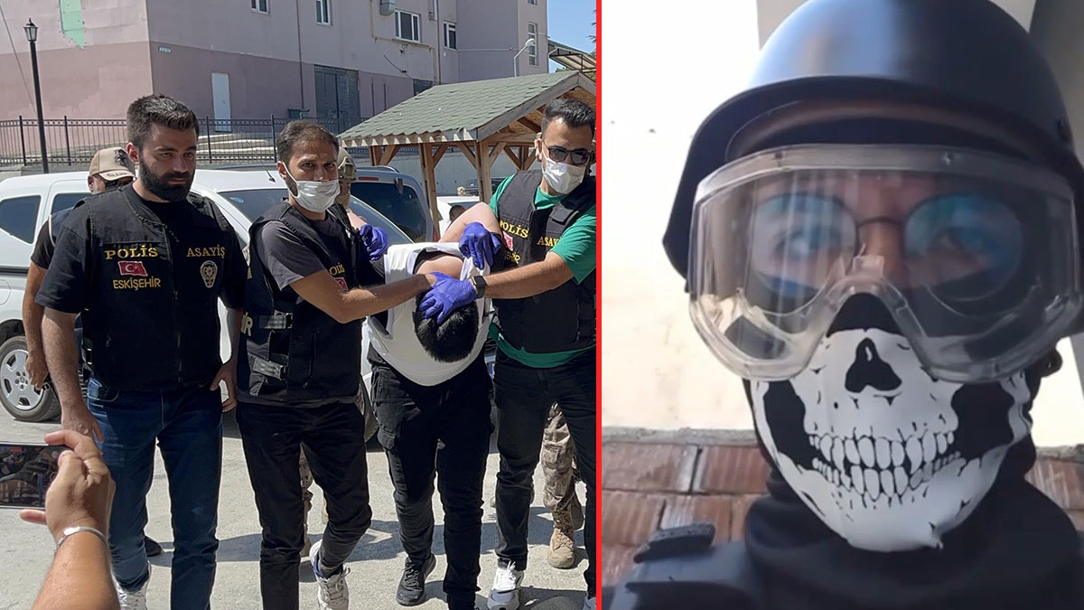 Eskişehir'de dehşet saçan saldırgan tutuklandı