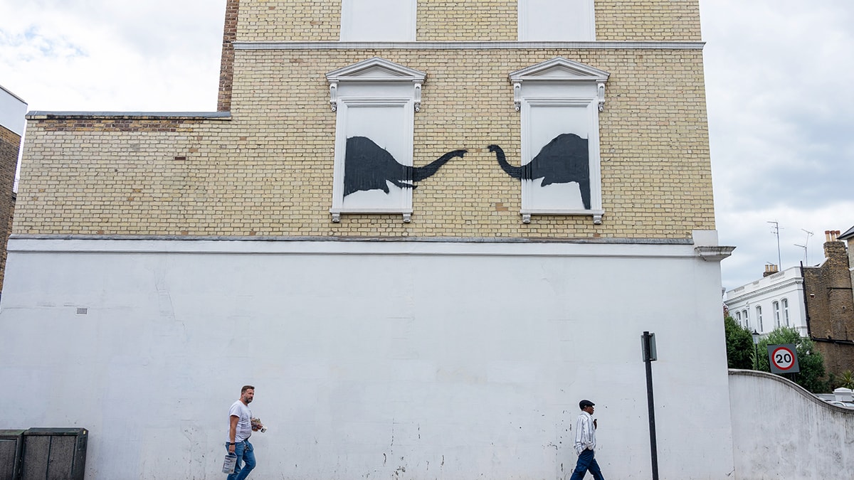 Banksy'nin yeni eseri ortaya çıktı