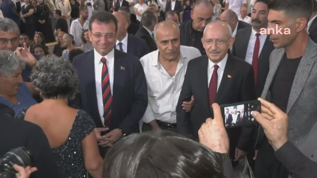 Kılıçdaroğlu ve İmamoğlu nikah törenine katıldı