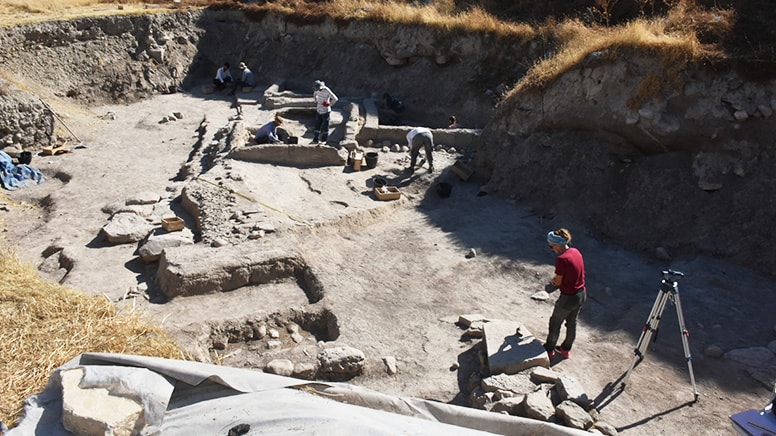 Arslantepe Höyüğü'nde 6 bin 400 yıllık fırın bulundu