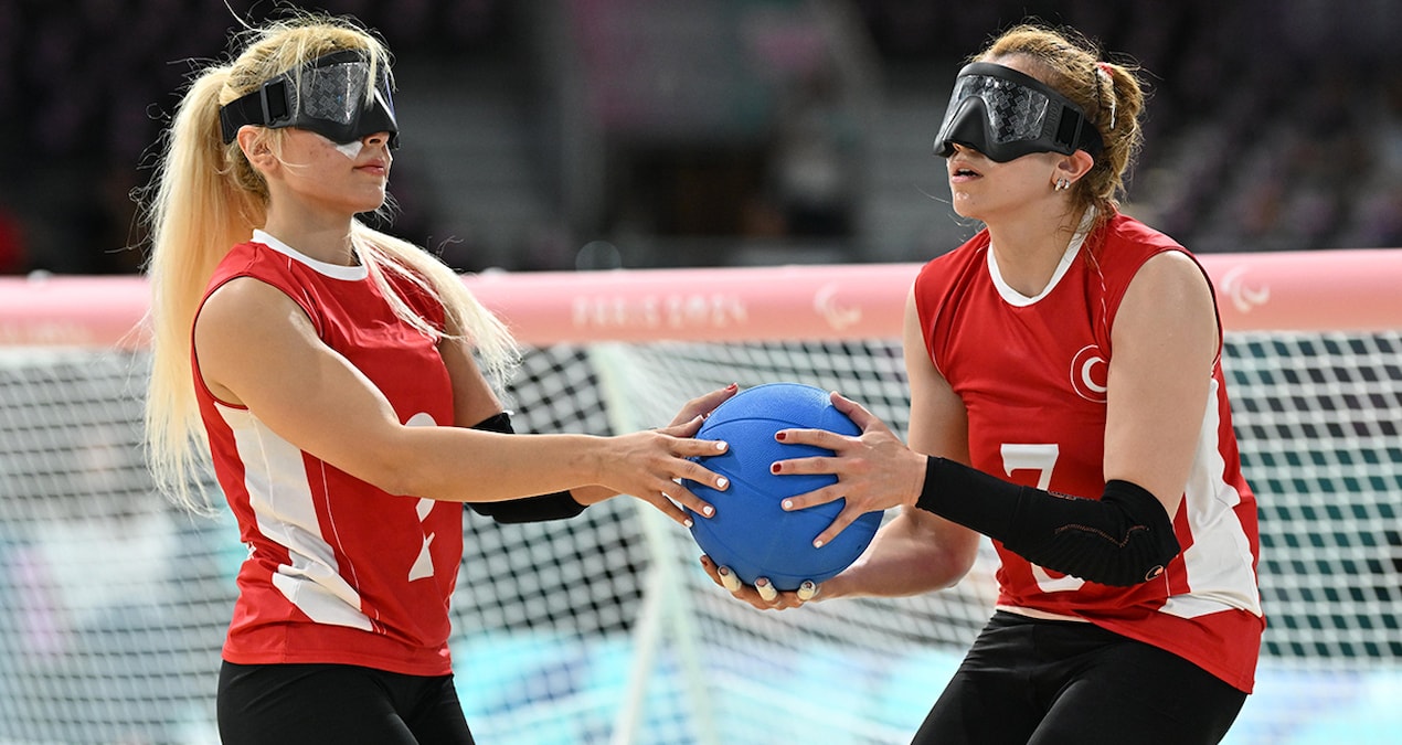 Türkiye Golbol Kadın Milli Takımı, Paris 2024'te çeyrek finale yükseldi!