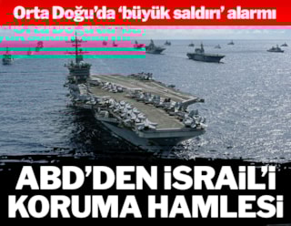 ABD, İsrail'i korumak için Orta Doğu'ya savaş uçakları ve gemiler gönderiyor