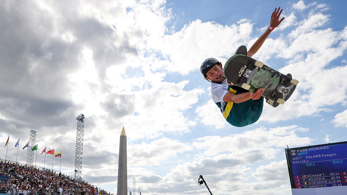 Paris 2024 Olimpiyatları: Keegan Palmer erkekler park kaykayda altın madalya kazandı