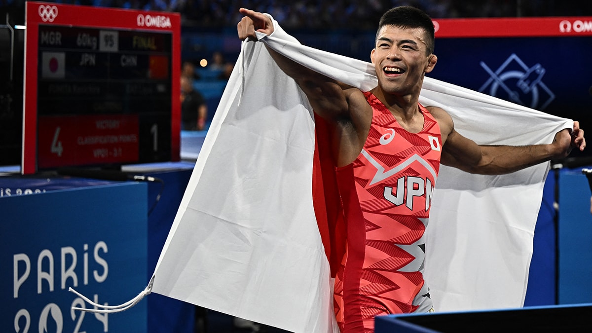 Paris 2024 Olimpiyatları: Grekoromen 66 kilo altın madalya Kenichiro Fumita'nın