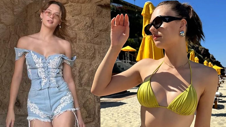 Nilsu Berfin Aktaş Barcelona'da tatilde