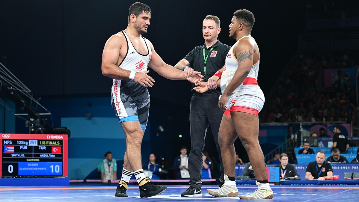 Paris 2024: Taha Akgül, 125 kilo çeyrek finaline yükseldi!