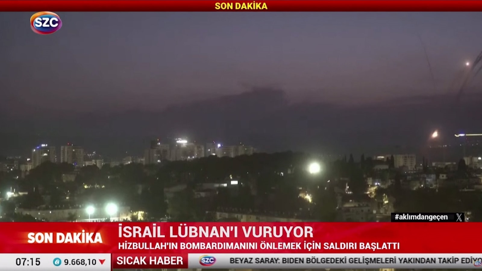 İsrail Lübnan'ı vuruyor... Hizbullah'a saldırı başlatıldı