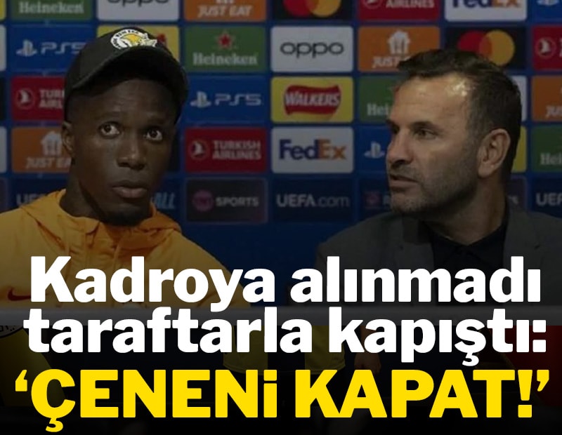 Kadroya alınmadı, taraftarla kapıştı