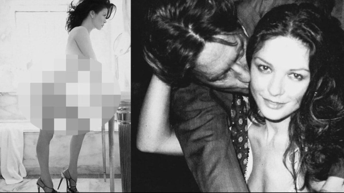 Catherine Zeta Jones, Michael Douglas’a doğum günü hediyesi olarak çıplak poz verdi