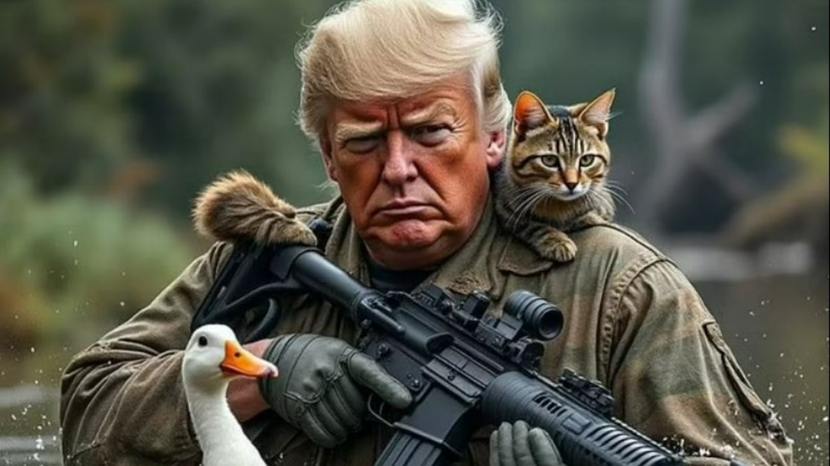 Trump'ın "Kedi köpek yiyorlar" sözü alay konusu oldu... Sosyal medyada espri tufanı