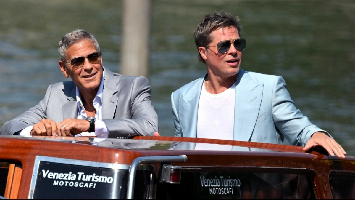 Brad Pitt ve George Clooney 81. Venedik Film Festivali’nde